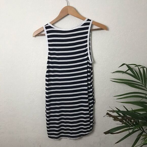 * Zara * W & B collection striped sleeveless tee - Picture 4 of 4